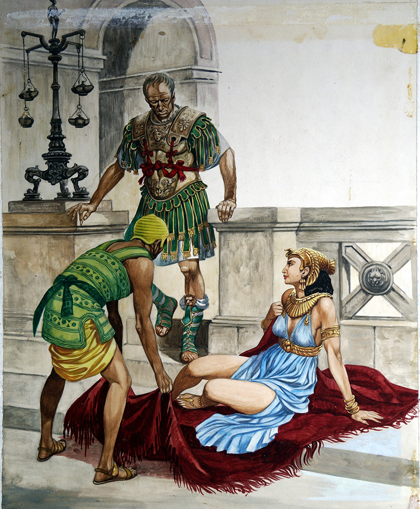 Caesar And Cleopatra (Original) art by Peter Jackson at The Illustration Art Gallery