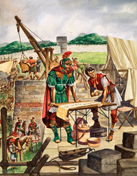 Building Hadrian's Wall (Original) (Signed)