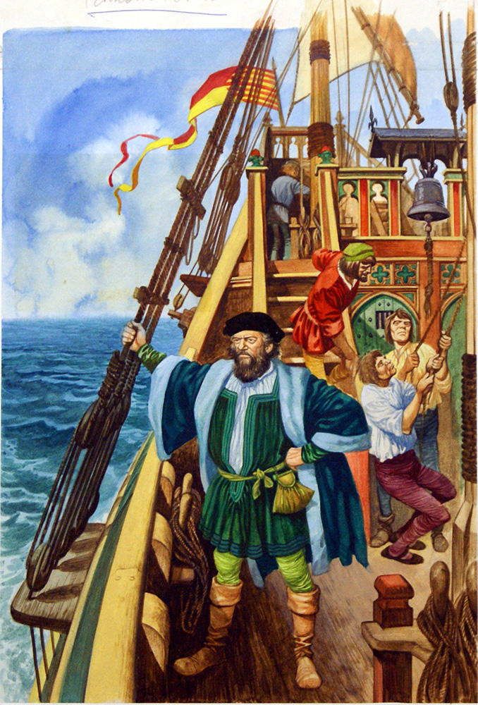 Ferdinand Magellan (Original) art by Peter Jackson at The Illustration Art Gallery