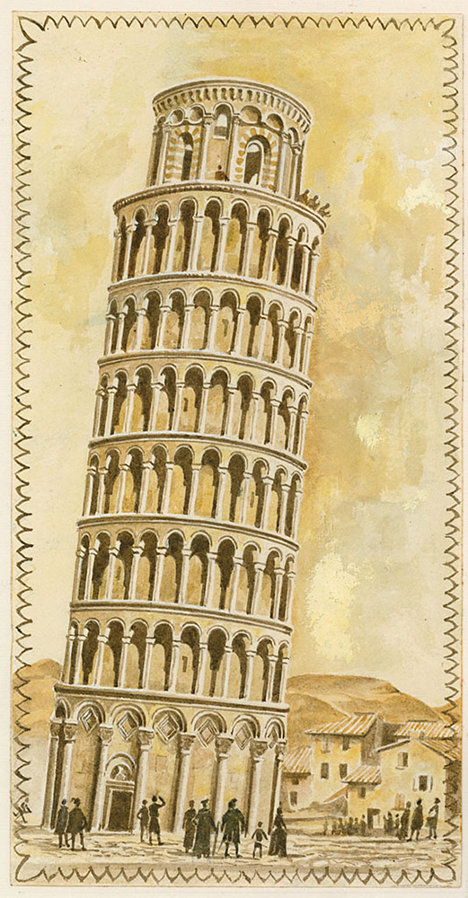 The Leaning Tower of Pisa (Original) art by Peter Jackson at The Illustration Art Gallery
