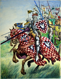 Heavy Cavalry at the Full Gallop (Original)