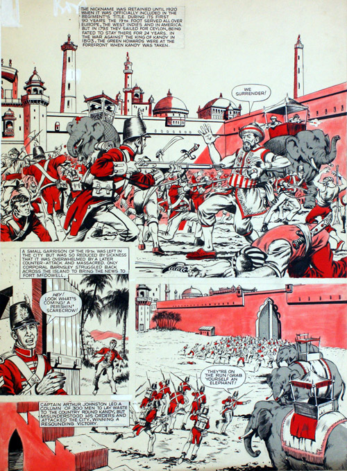 The Battling Yorkshiremen 1 (Original) by Sandy James at The Illustration Art Gallery