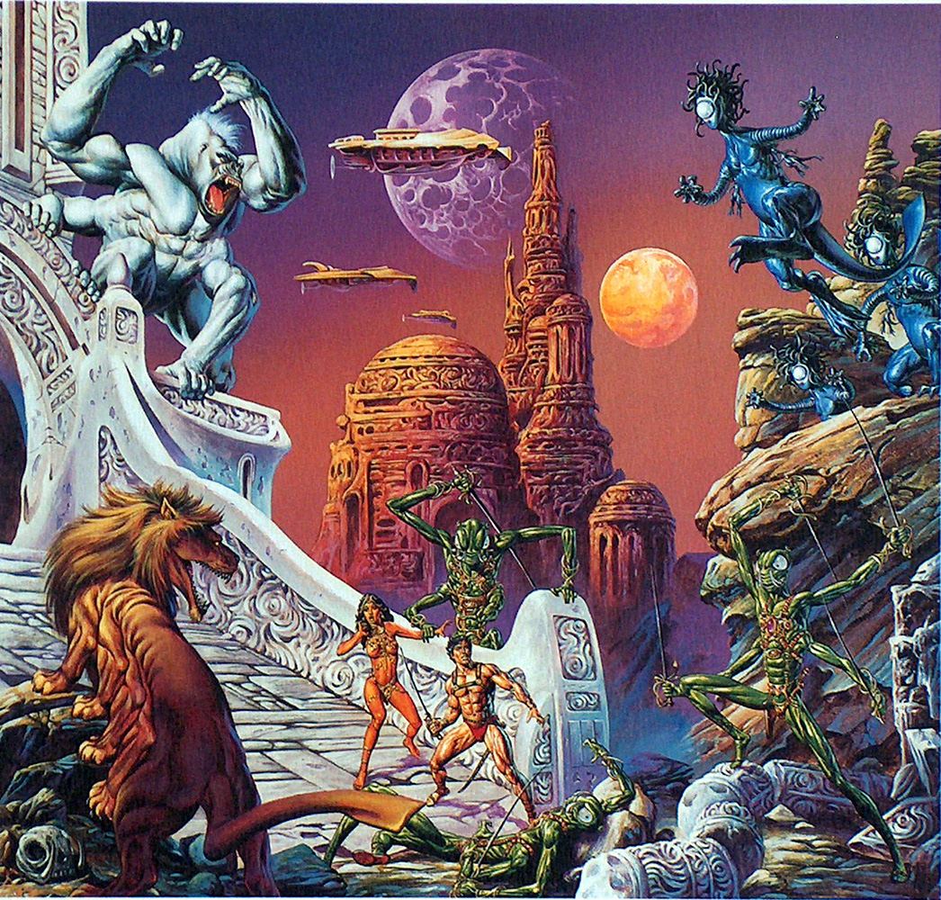 Space Opera (Limited Edition Print) (Signed) art by Joe Jusko at The Illustration Art Gallery