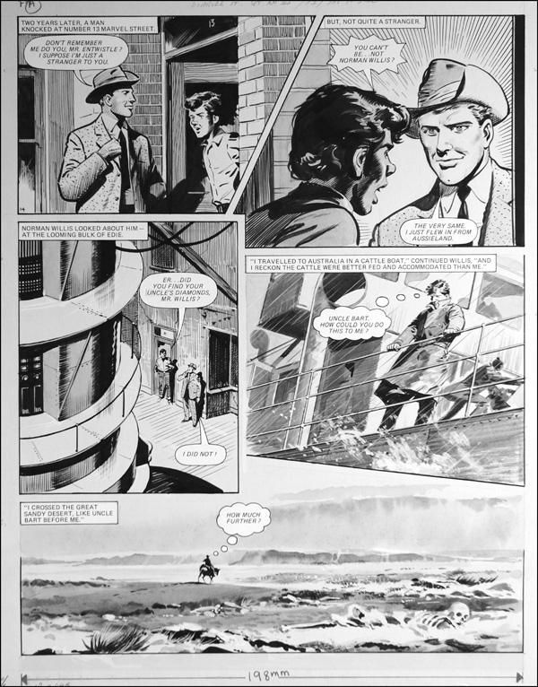 Number 13 Marvel Street - Blacksnake (TWO pages) (Originals) by Number 13 Marvel Street (Bill Lacey) at The Illustration Art Gallery
