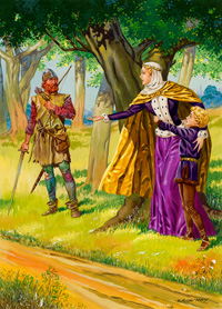 Queen Margaret and the Robber of Hexham (Original) (Signed)