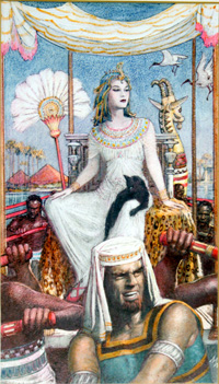 Cleopatra On The Nile (Original) (Signed)