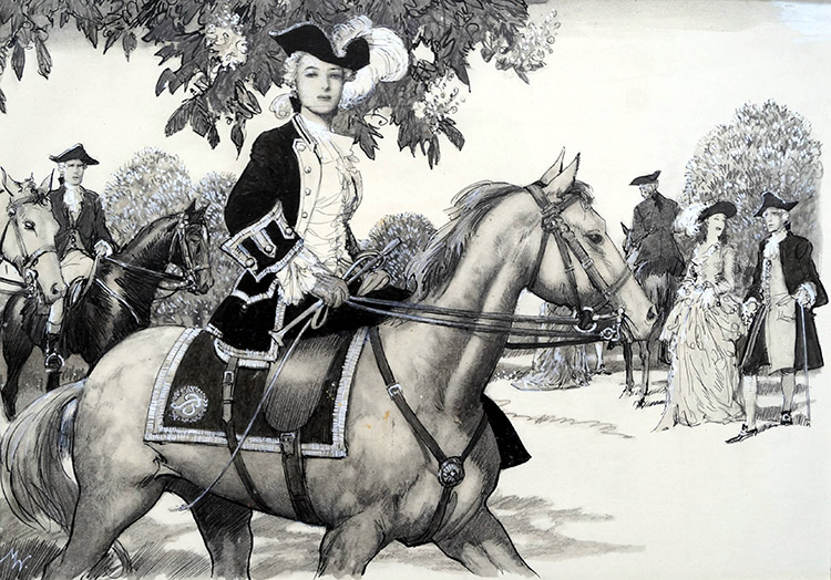Mine's Not A High Horse (Original) (Signed) by John Millar Watt Art at The Illustration Art Gallery
