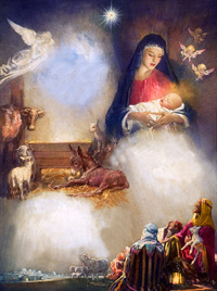 The Nativity: Inside the Crib (Original) (Signed)