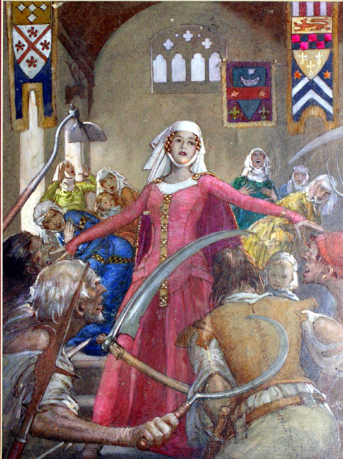 The French Peasant Revolt (Original) (Signed) by John Millar Watt Art at The Illustration Art Gallery