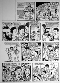 The A-Team: Hall of Mirrors (TWO pages) (Originals)