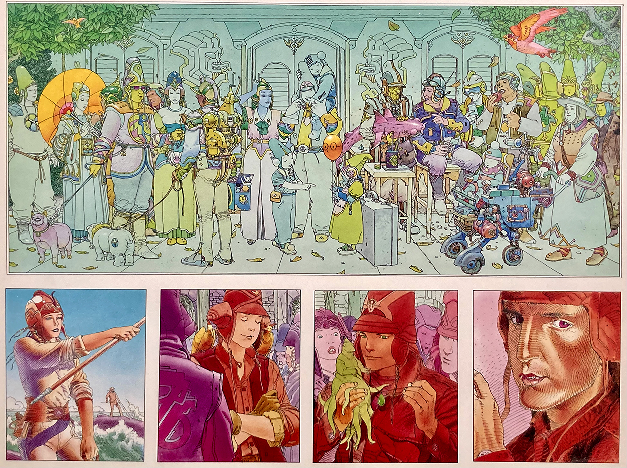The Street 4 (Limited Edition Print) art by Moebius (Jean Giraud) Art at The Illustration Art Gallery