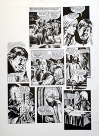 Robin of Sherwood art from Look In #26 page 20 (Original)