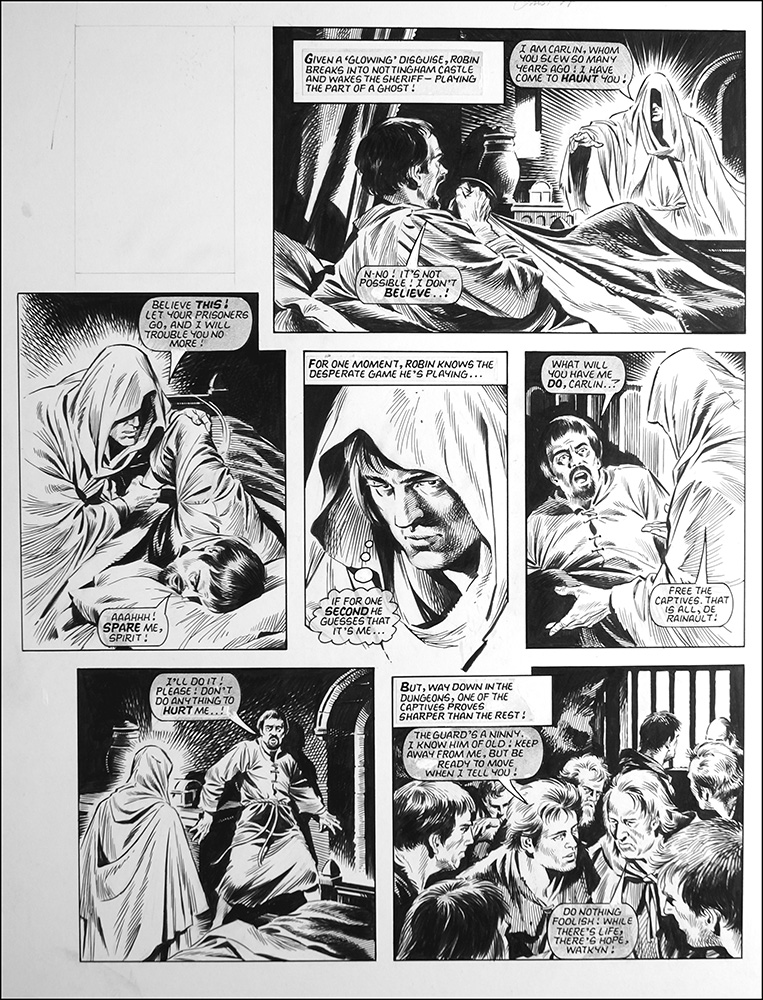 Robin of Sherwood - Haunt (TWO pages) (Originals) art by Robin of Sherwood (Mike Noble) at The Illustration Art Gallery