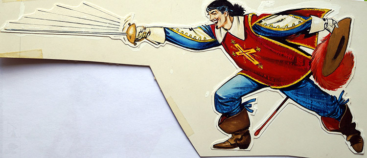 Musketeer in Action (Original) by Nadir Quinto at The Illustration Art Gallery