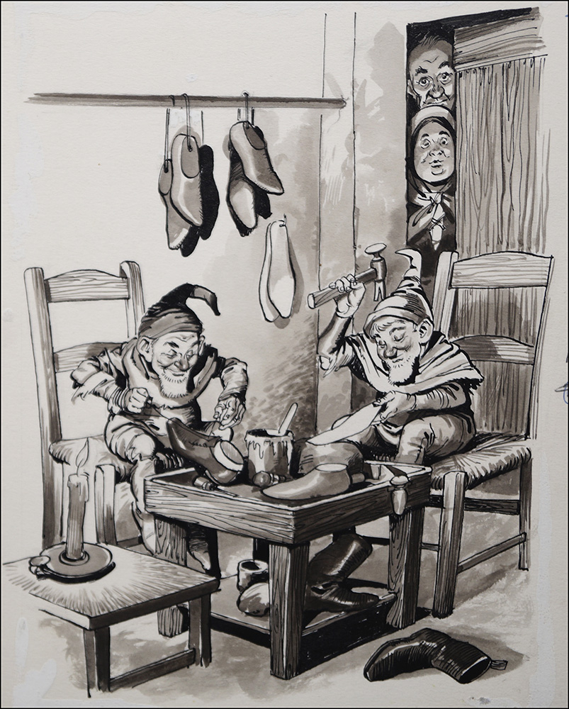 The Merry Cobblers (Original) art by Nadir Quinto Art at The Illustration Art Gallery