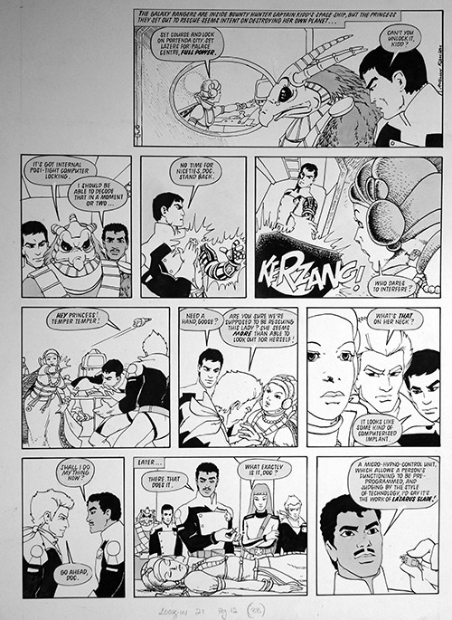 Galaxy Rangers: Who Dare to Interfere (TWO pages) (Originals) (Signed) by Galaxy Rangers (Ranson) at The Illustration Art Gallery
