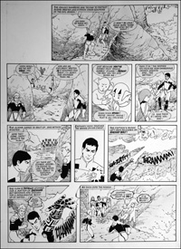 Galaxy Rangers: Its Beyond Belief (TWO pages) (Originals) (Signed)