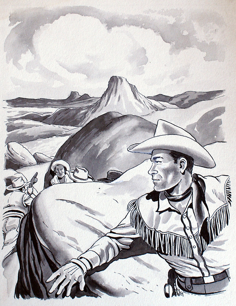 Roy Rogers Adventure Annual #1 (Original) art by Leo Rawlings Art at The Illustration Art Gallery