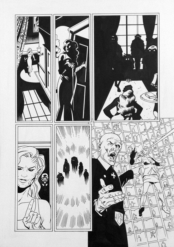 Doctor Who: The Crimson Hand, Part 2 Page 8 (Original) art by David Roach Art at The Illustration Art Gallery