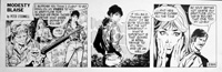 Modesty Blaise daily strip #2355 - Getting Closer All The Time (Original) (Signed)