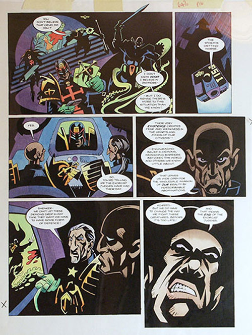 Cabal from Judge Dredd Megazine #7 page 16 (Original) by Pete Smith at The Illustration Art Gallery