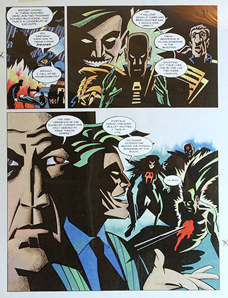 Cabal from Judge Dredd Megazine #8 page 38 (Original) art by Pete Smith Art at The Illustration Art Gallery