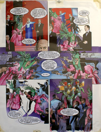 Family Feud from Judge Dredd Megazine #1 page 2 (Original)