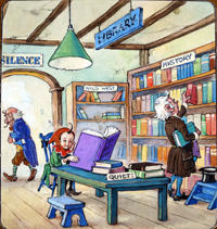 Norman Gnome: At The Library (Original)