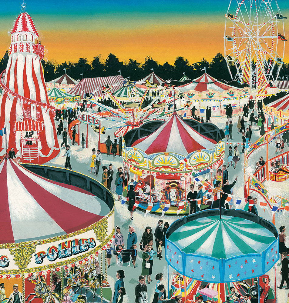 The Fair (Original) art by Clive Uptton at The Illustration Art Gallery