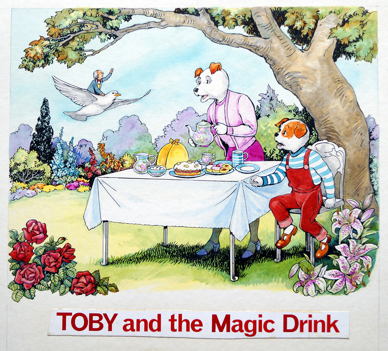 Toby and the Magic Drink (Original) art by Doris White at The Illustration Art Gallery