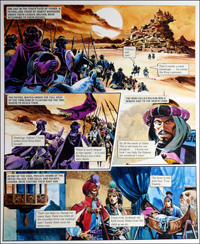 Trigan Empire: Mercy Mission (13 Feb 1982) (TWO pages) (Originals)
