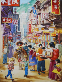 Chinese street scene (Original)